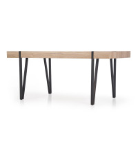 YOHANN stół dąb san remo / czarny (1p1szt)