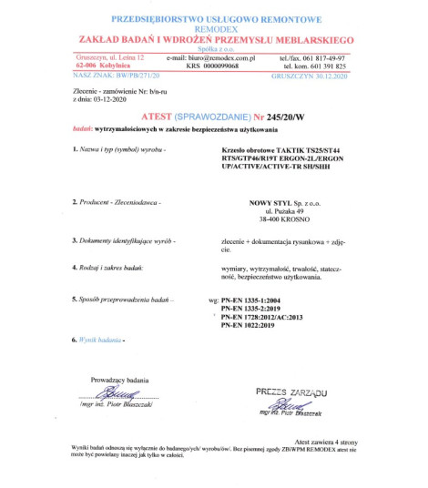 VISTA fotel biurowy, czarny (1p1szt)