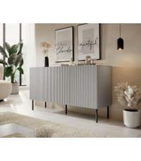 ASENSIO KM-1 komoda jasny popiel, nogi: czarny (2p1szt)