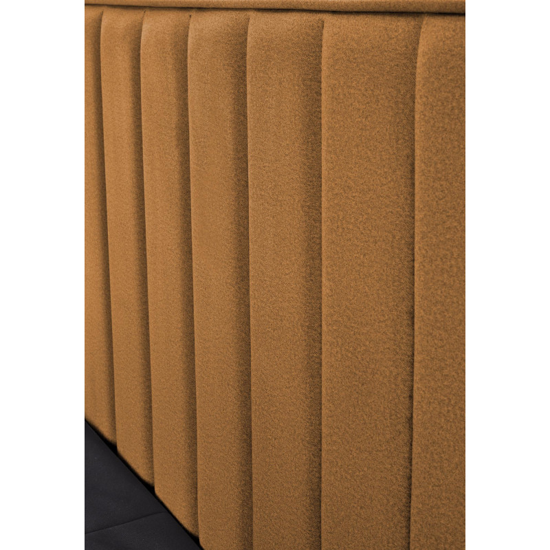 ASENTO łóżko 160 - musztardowy tap. Element 8 (4p1szt)