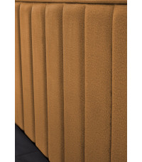 ASENTO łóżko 160 - musztardowy tap. Element 8 (4p1szt)