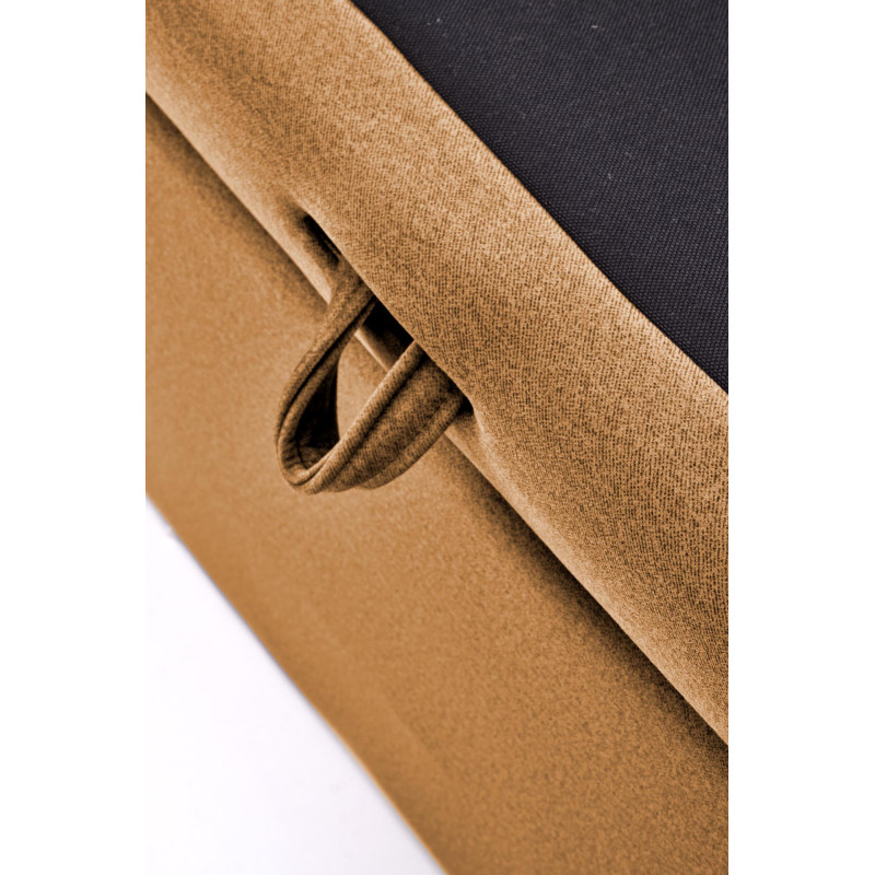 ASENTO łóżko 160 - musztardowy tap. Element 8 (4p1szt)