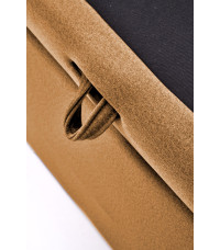 ASENTO łóżko 160 - musztardowy tap. Element 8 (4p1szt)