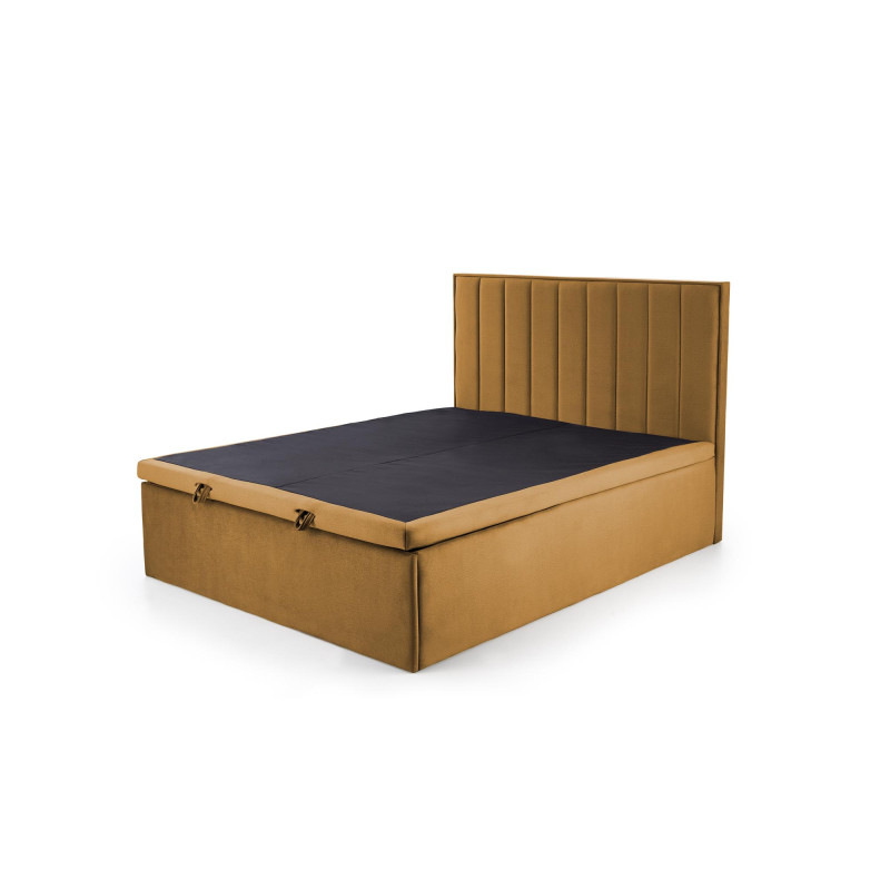 ASENTO łóżko 160 - musztardowy tap. Element 8 (4p1szt)