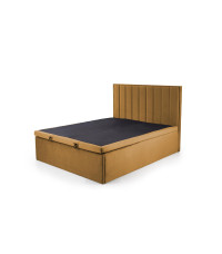 ASENTO łóżko 160 - musztardowy tap. Element 8 (4p1szt)