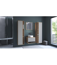 AVIOLA Lustro 60 cm + LED dąb artisan (1p1szt)