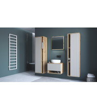 AVIOLA Lustro 60 cm + LED dąb artisan (1p1szt)