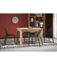 BAGIO stół rozkładany 120-160/80 cm dąb artisan/dąb artisan (1p1szt)