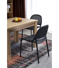 BAGIO stół rozkładany 120-160/80 cm dąb artisan/dąb artisan (1p1szt)