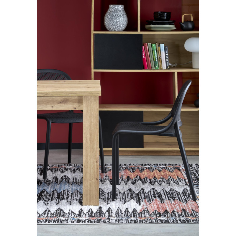 BAGIO stół rozkładany 120-160/80 cm dąb artisan/dąb artisan (1p1szt)