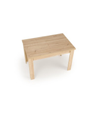 BAGIO stół rozkładany 120-160/80 cm dąb artisan/dąb artisan (1p1szt)
