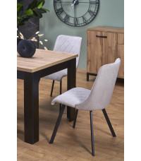 BAGIO stół rozkładany 120-160/80 cm dąb artisan/czarny (1p1szt)