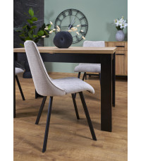 BAGIO stół rozkładany 120-160/80 cm dąb artisan/czarny (1p1szt)