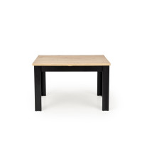 BAGIO stół rozkładany 120-160/80 cm dąb artisan/czarny (1p1szt)