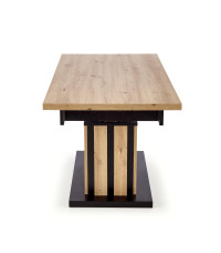 BARETTI ława dąb artisan/czarny (3p1szt)