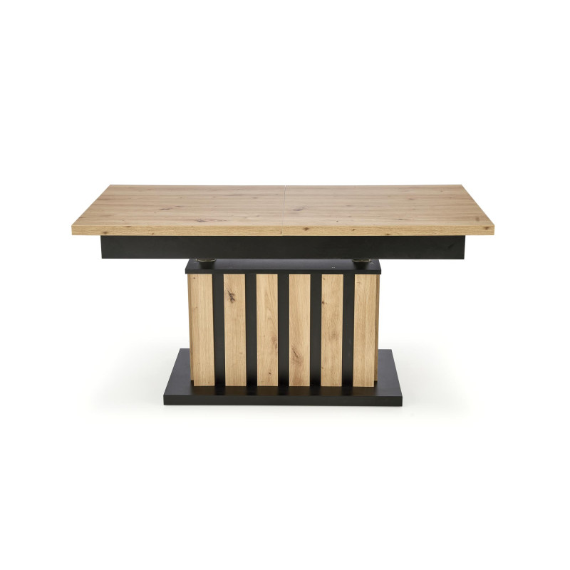 BARETTI ława dąb artisan/czarny (3p1szt)