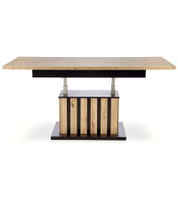 BARETTI ława dąb artisan/czarny (3p1szt)