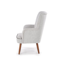 BISHOP fotel wypoczynkowy jasny popiel