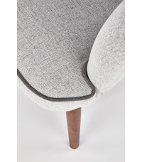 BISHOP fotel wypoczynkowy jasny popiel