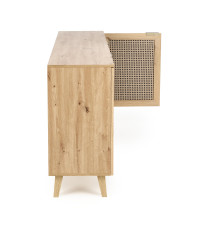 BORNEO KM-1 komoda dąb artisan/czarny (2p1szt)