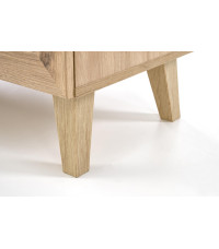 BORNEO KM-2 komoda dąb artisan/czarny (1p1szt)