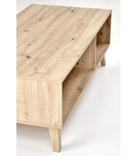 BORNEO LAW-1 ława dąb artisan/czarny (2p1szt)