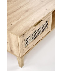 BORNEO LAW-1 ława dąb artisan/czarny (2p1szt)