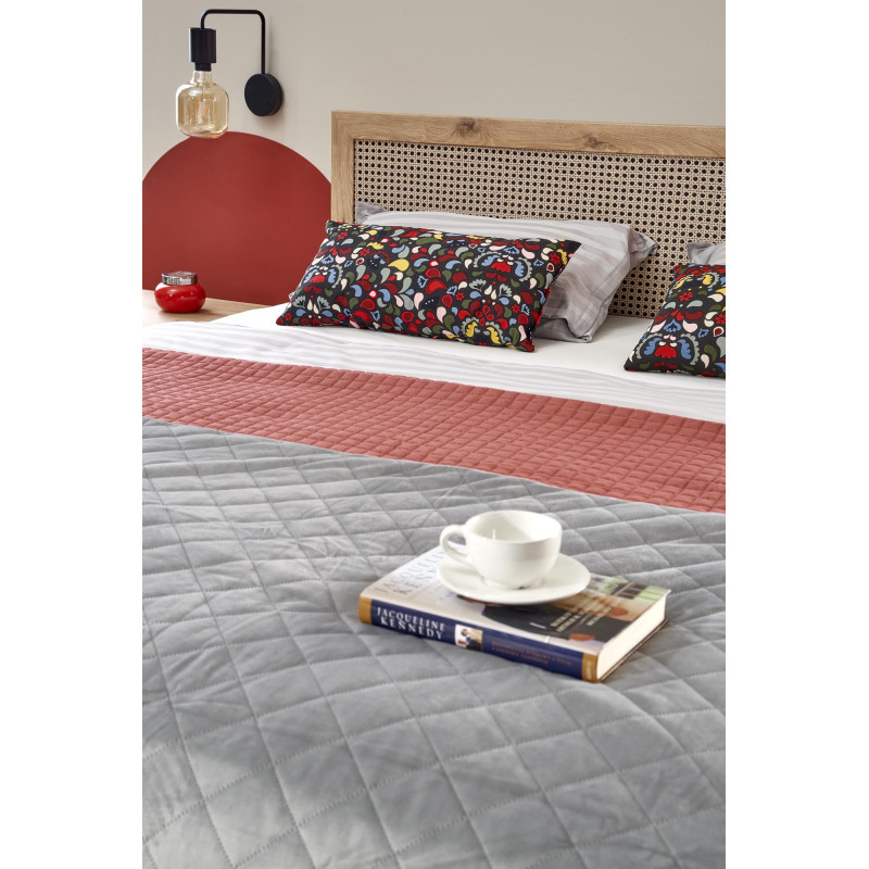 BORNEO LOZ-160 łóżko 160 dąb artisan/czarny (4p1szt)