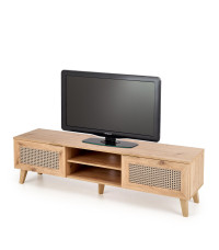 BORNEO RTV-1 stolik RTV dąb artisan/czarny (1p1szt)