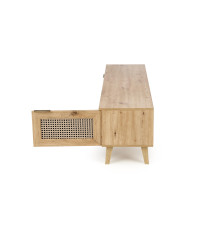 BORNEO RTV-1 stolik RTV dąb artisan/czarny (1p1szt)