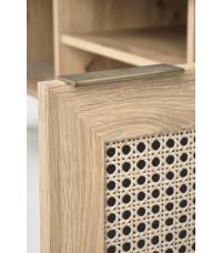 BORNEO RTV-1 stolik RTV dąb artisan/czarny (1p1szt)