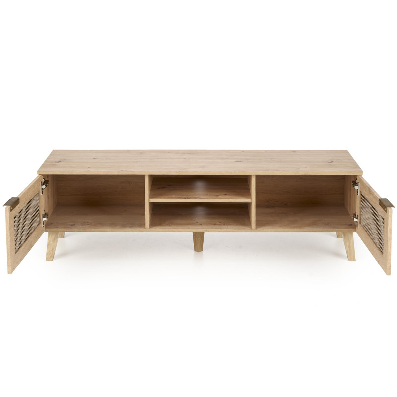 BORNEO RTV-1 stolik RTV dąb artisan/czarny (1p1szt)