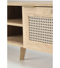 BORNEO RTV-1 stolik RTV dąb artisan/czarny (1p1szt)