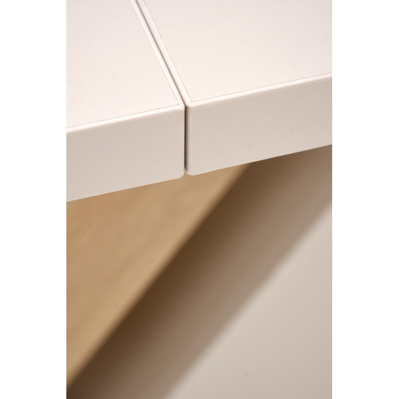 BRANDON stół rozkładany 160-200/90 cm kaszmir/dąb cremona (2p1szt)