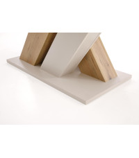 BRANDON stół rozkładany 160-200/90 cm kaszmir/dąb cremona (2p1szt)