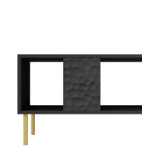 BULLET LAW-1 ława czarny, nogi: złoty (1P1SZT)