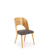 CADIZ krzesło dąb naturalny / popiel (1p2szt)