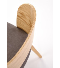 CADIZ krzesło dąb naturalny / popiel (1p2szt)