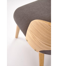 CADIZ krzesło dąb naturalny / popiel (1p2szt)