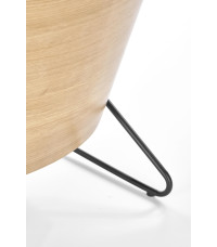 CHILLOUT fotel wypoczynkowy ciemny popiel / dąb naturalny / czarny (1p1szt)