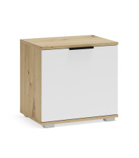 CLIF ST-50 szafka, dąb artisan / biały (1p1szt)