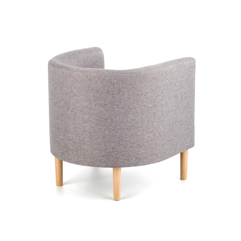 CLUBBY fotel wypoczynkowy popiel (1p1szt)