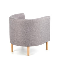 CLUBBY fotel wypoczynkowy popiel (1p1szt)