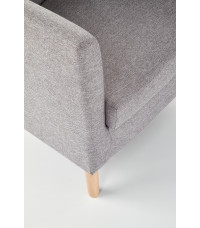 CLUBBY fotel wypoczynkowy popiel (1p1szt)