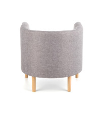 CLUBBY fotel wypoczynkowy popiel (1p1szt)