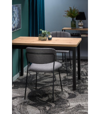 COBALT stół kolor dąb wotan/czarny (1p1szt)