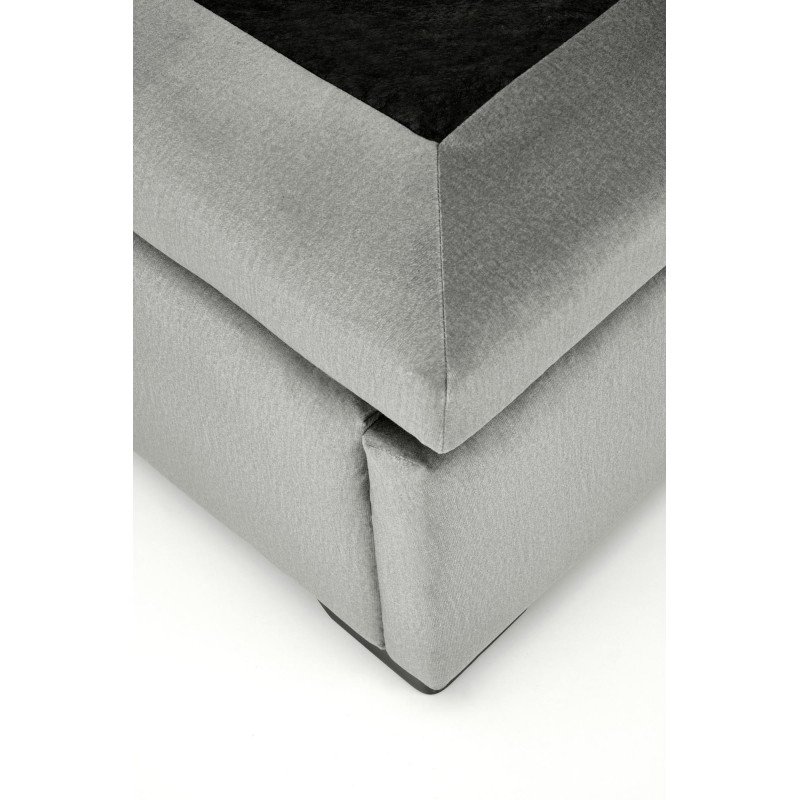 CONTINENTAL 1 łóżko 160 - popiel (jodełka) tap. Monolith 85 (3p1szt)