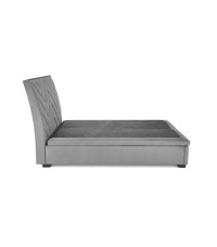 CONTINENTAL 1 łóżko 160 - popiel (jodełka) tap. Monolith 85 (3p1szt)