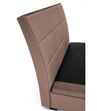 CONTINENTAL 2 łóżko 160 - beżowy (prostokąty) tap. Monolith 09 (3p1szt)