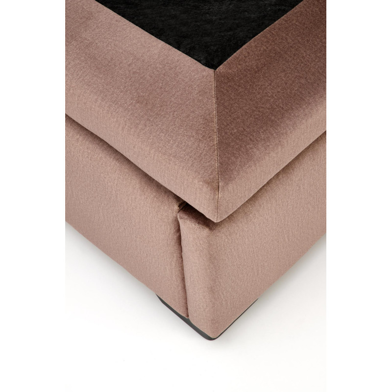 CONTINENTAL 2 łóżko 160 - beżowy (prostokąty) tap. Monolith 09 (3p1szt)